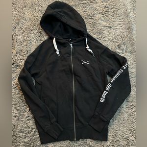 Taylored  Gangsters Are Running This World Hoodie Size Small